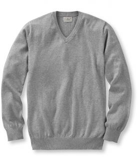 Cotton/Cashmere Sweater, V Neck Tall