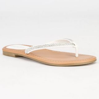 Bling Girls Sandals White In Sizes 3, 5, 2, 1, 4 For Women 233180150