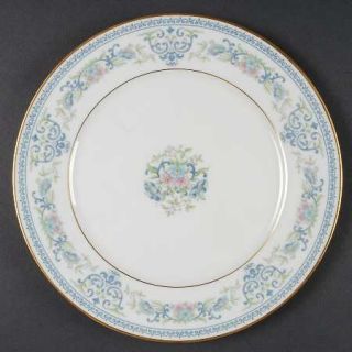 Oxford (Div of Lenox) Fontaine Dinner Plate, Fine China Dinnerware   Pastel Flow