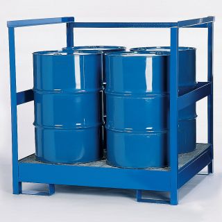 Relius Elite Steel Stackable Transport Spill Pallet   54X50x54   Blue