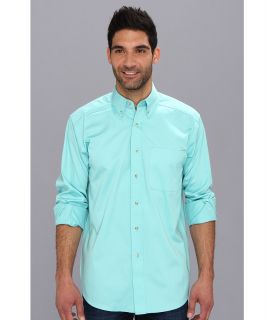 Ariat Solid Twill Shirt Mens Long Sleeve Button Up (Blue)