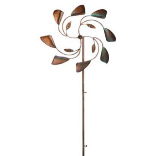 Leaves in the Wind Kinetic Garden Stake