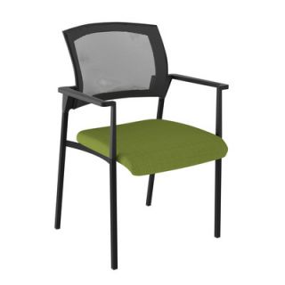Compel Office Furniture Speedy Mesh Stack Chair with Arms CSF6300B chalk Seat