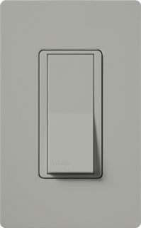 Lutron CA3PSHGR Light Switch, Claro Decorator Rocker Switch, 3Way Gray