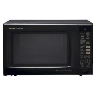 Sharp 1.5 Cu. Ft. 900W Convection Microwave Oven   Black