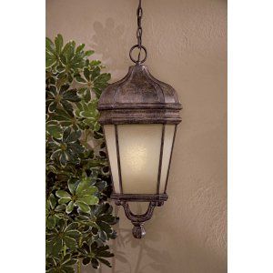 The Great Outdoors TGO 8694 1 61 PL Harrison 1 Light Chain Hung