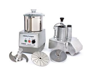 Robot Coupe Combination Food Processor w/ 7 qt Stainless Bowl & Continuous Feed Kit