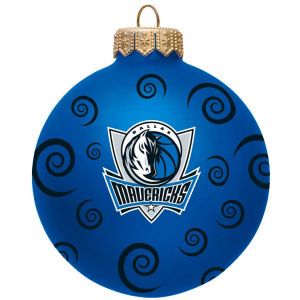 Dallas Mavericks Team Color Swirl Ornament 3