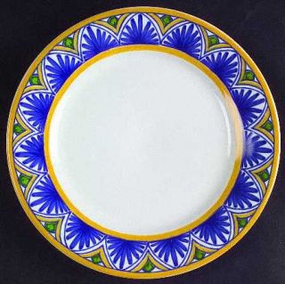 Williams Sonoma Portofino Salad Plate, Fine China Dinnerware   Yellow Arches & B
