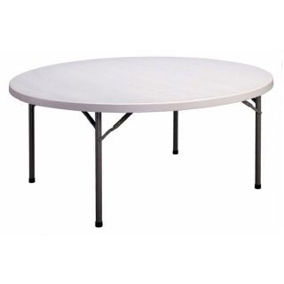Correll 71 in. Round Blow Molded Folding Banquet Table Multicolor   FS71R 23