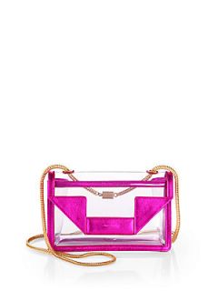 Saint Laurent Mini Betty Transparent Bag   Pink