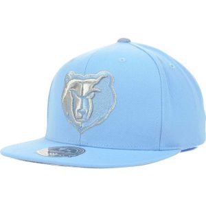 Memphis Grizzlies Mitchell and Ness NBA TC Metallic Fitted Cap