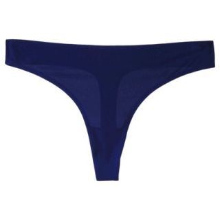 Gilligan & OMalley Womens Micro Bonded Thong   Oxygen Blue XL