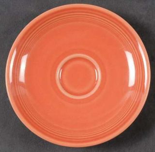 Homer Laughlin  Fiesta Persimmon (Newer) Saucer for Demitasse Cup, Fine China Di