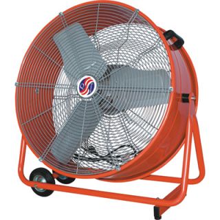 Q Standard Commercial Cooler Fan   24in., 7700 CFM, 1/3 HP, Model# 10282