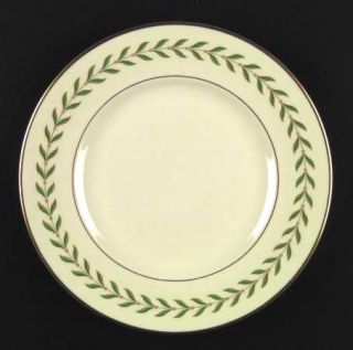 Syracuse Greenwood Dinner Plate, Fine China Dinnerware   Virginia Shape, Green L