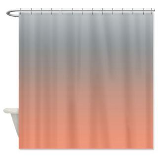  Peachy Gray Shower Curtain  Use code FREECART at Checkout
