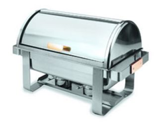 Carlisle 8 qt Rectangular Chafer   Roll Top, Stainless Steel