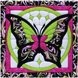 Quilt Magic Multicolored Butterfly Ii Quilt Magic Kit (12 Inches Square)