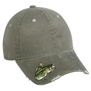 Bass Frayed Visor Embroidered Adjustable Hat