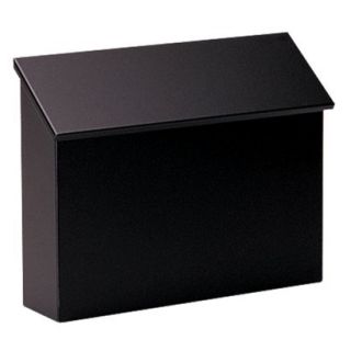 Traditional Horizontal Mailbox   Black