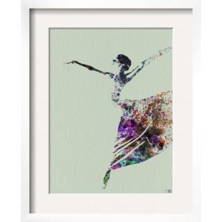 Art   Ballerina Watercolor Framed Poster Print