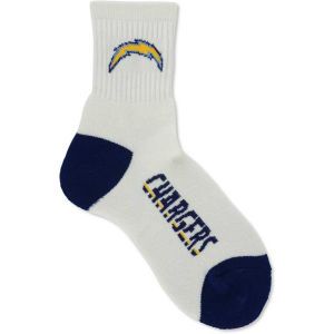 San Diego Chargers For Bare Feet Ankle White 501 Sock