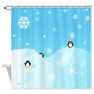  Penguin Paradise Shower Curtain  Use code FREECART at Checkout