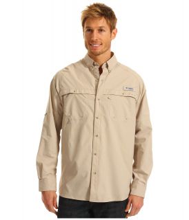 Columbia Terminal Zero L/S Woven Mens Long Sleeve Button Up (Beige)