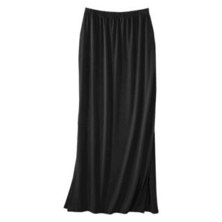 Mossimo Petites Tie Waist Maxi Skirt   Black XLP