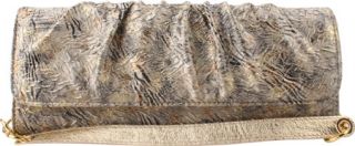 Womens J. Renee 10289Trudi   Taupe Foil Leaf Fabric Purses