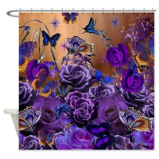  butterflies and flowers Shower Curtain  Use code FREECART at Checkout