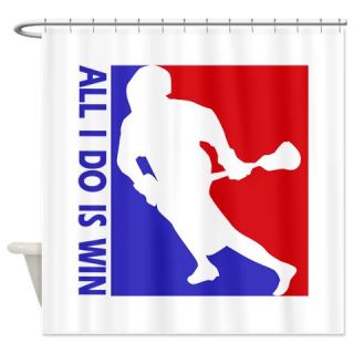  All I do is win Lacrosse designs Shower Curtain  Use code FREECART at Checkout