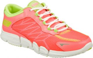 Womens Skechers GObionic Fuel   Pink/Green Sneakers