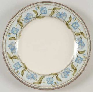 Noritake Country Plantation Dinner Plate, Fine China Dinnerware   Blue Flowers&B
