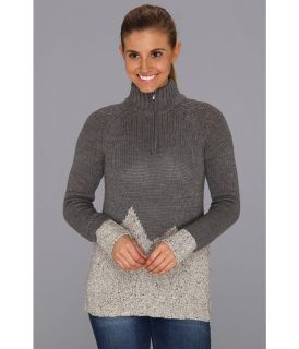 Horny Toad Snowbourn 1/4 Zip Sweater Womens Sweater (Gray)
