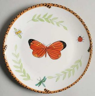 Lynn Chase Butterfly Paradise Salad Plate, Fine China Dinnerware   Butterflies,S