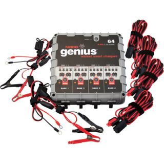 Genius Multipurpose 4 Bank Battery Charger   6V/12V, 4.4 Amp, Model# G4