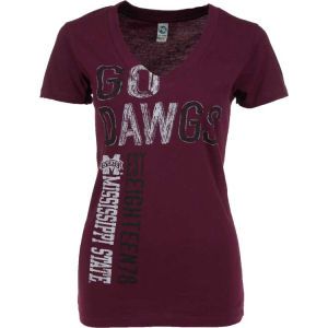 Mississippi State Bulldogs New Agenda NCAA Womens Go Girl Vneck T Shirt