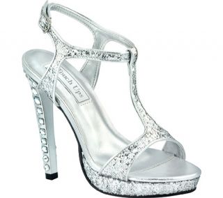 Womens Touch Ups Darcy II   Silver Glitter High Heels