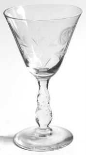 Nancy Prentiss Milburn Rose Liquor Cocktail   Stem #W2, Gray Cut Rose Design