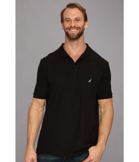 Nautica Big & Tall Big Tall Anchor Solid Deck Shirt Mens Short Sleeve Pullover (Black)