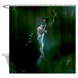  Mermaid Couple Shower Curtain  Use code FREECART at Checkout