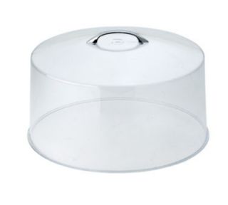 Winco 12 in Round Cake Stand Cover, Acrylic