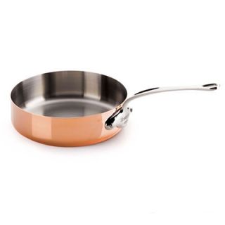 Mauviel 5.8 qt Saute Pan w/ Cast Stainless Handle, 11 in Round