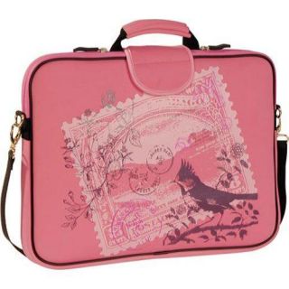 Womens Laurex 17.3in Laptop Sleeve Pink Stamp