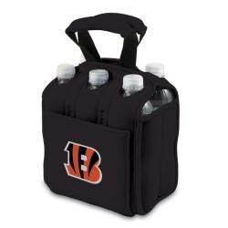 Picnic Time Cincinnati Bengals Six Pack (BlackDimensions 6.75 inches high x 9.5 inches wide x 4.5 inches deepCompact designDouble top handlesSix (6) individual compartmentsTwo (2) interior chambers to hold gel or ice packs (not included) )