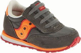 Infant/Toddler Boys Saucony Baby Jazz A/C   Grey/Orange/Red Sneakers