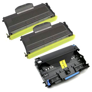 Brother Tn360 Compatible Black Toner Cartridges / Dr360 Compatible Drum Units (pack Of 3) (BlackPrint yield 2,600 pages at 5 percent coverageNon refillableModel NL 2x TN360/ 1x DR360This item is not returnable  )