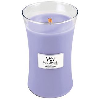 FRAGRANCE OF THE MONTH WoodWick Lavender Spa Candle, Purple